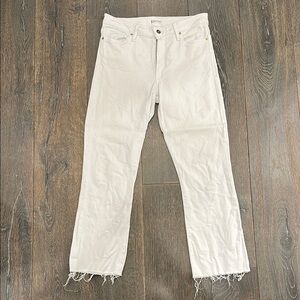 Morrison Denim White Distressed Jeans